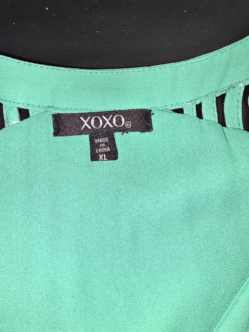 XOXO Mini Utility Dress in Green XL Like New - Picture 4 of 6
